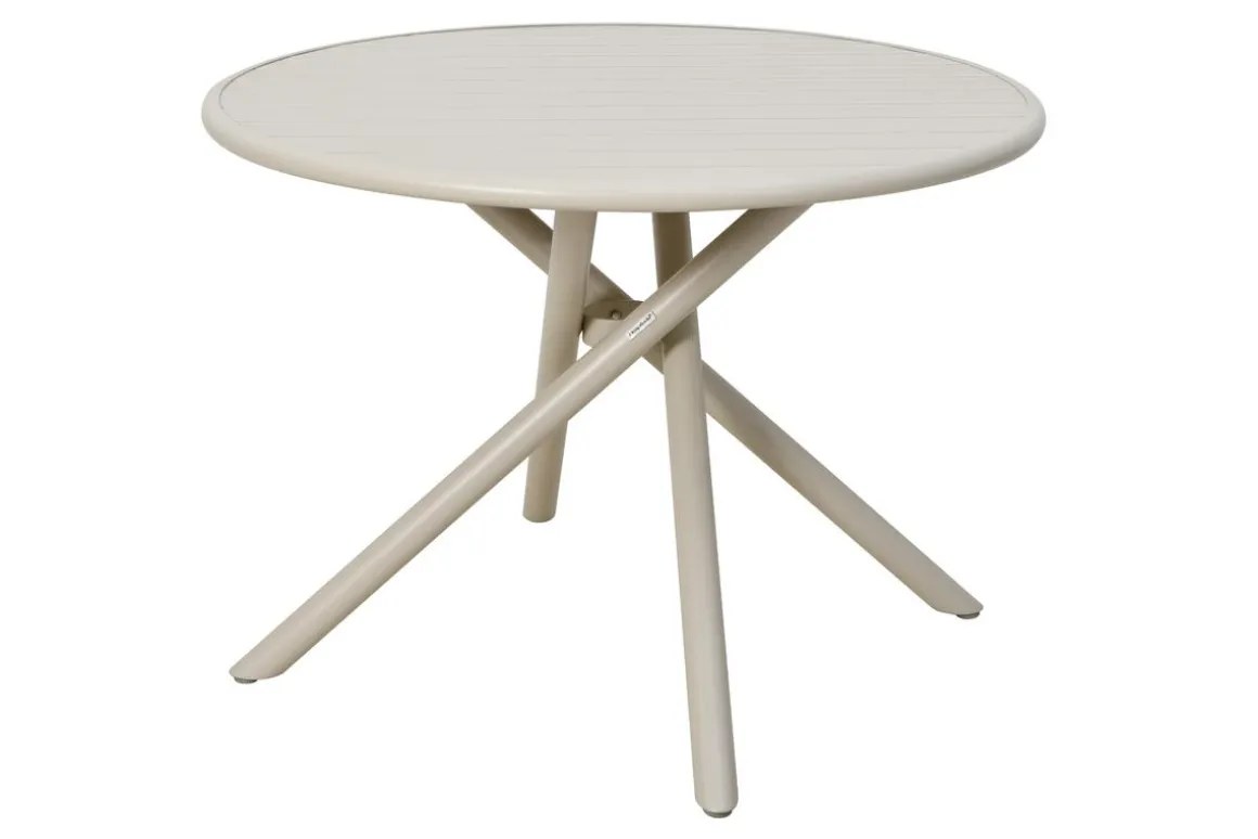 TABLE NEBULLIA RONDE ARGILE 4 PLACES
