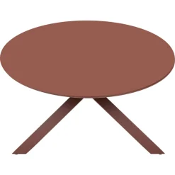 TABLE ORYON RONDE ACAJOU 6 PLACES