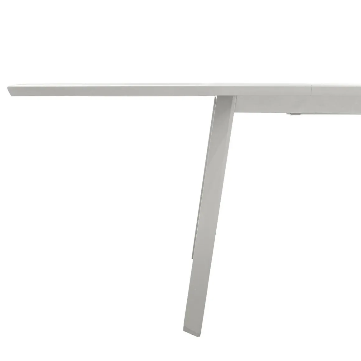 TABLE PAVANE EXTENSIBLE ALUMINIUM LIN 12 PLACES
