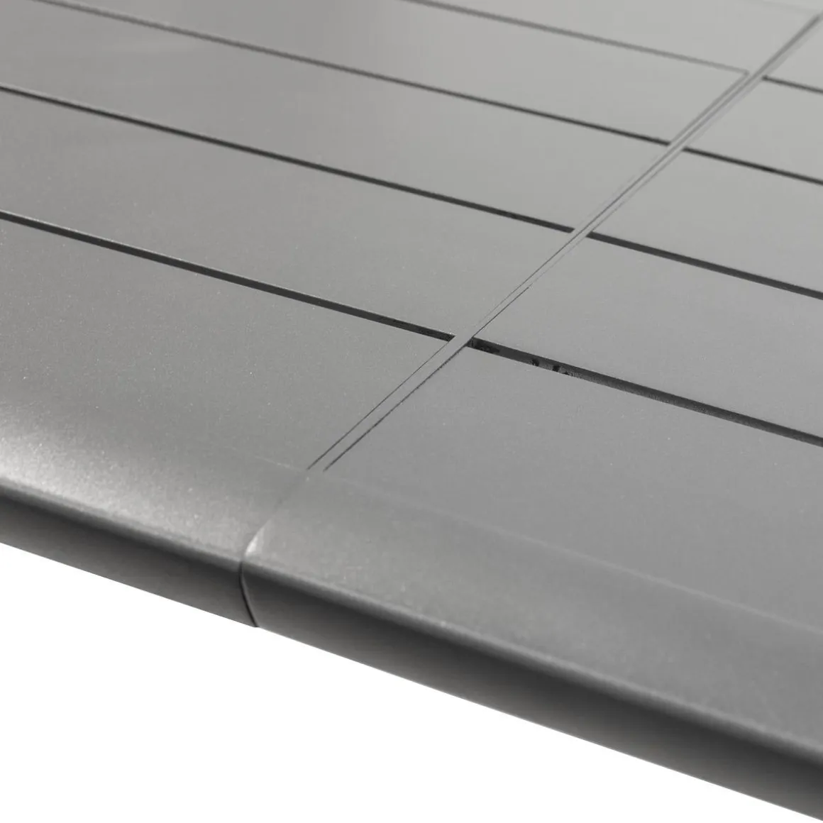 TABLE PAVANE EXTENSIBLE ALUMINIUM GRAPHITE 10 PLACES