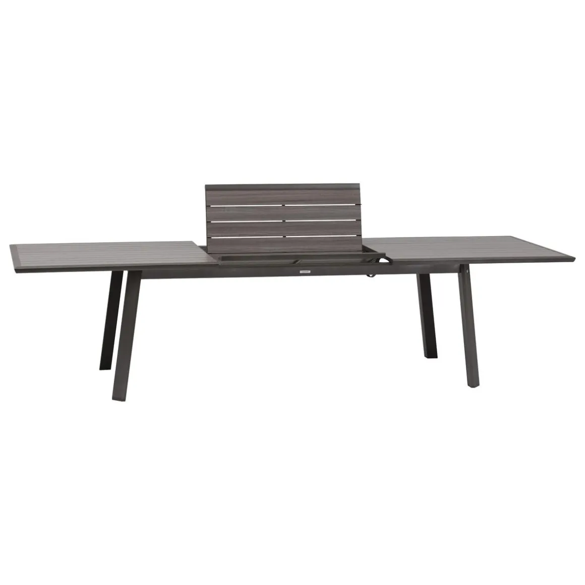 TABLE PAVANE EXTENSIBLE ALUMINIUM SEIGLE PRALINE 12 PLACES