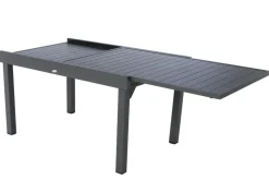 TABLE PIAZZA EXTENSIBLE ALUMINIUM GRAPHITE 10 PLACES