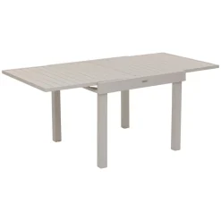 TABLE PIAZZA EXTENSIBLE ALUMINIUM ARGILE 8 PLACES