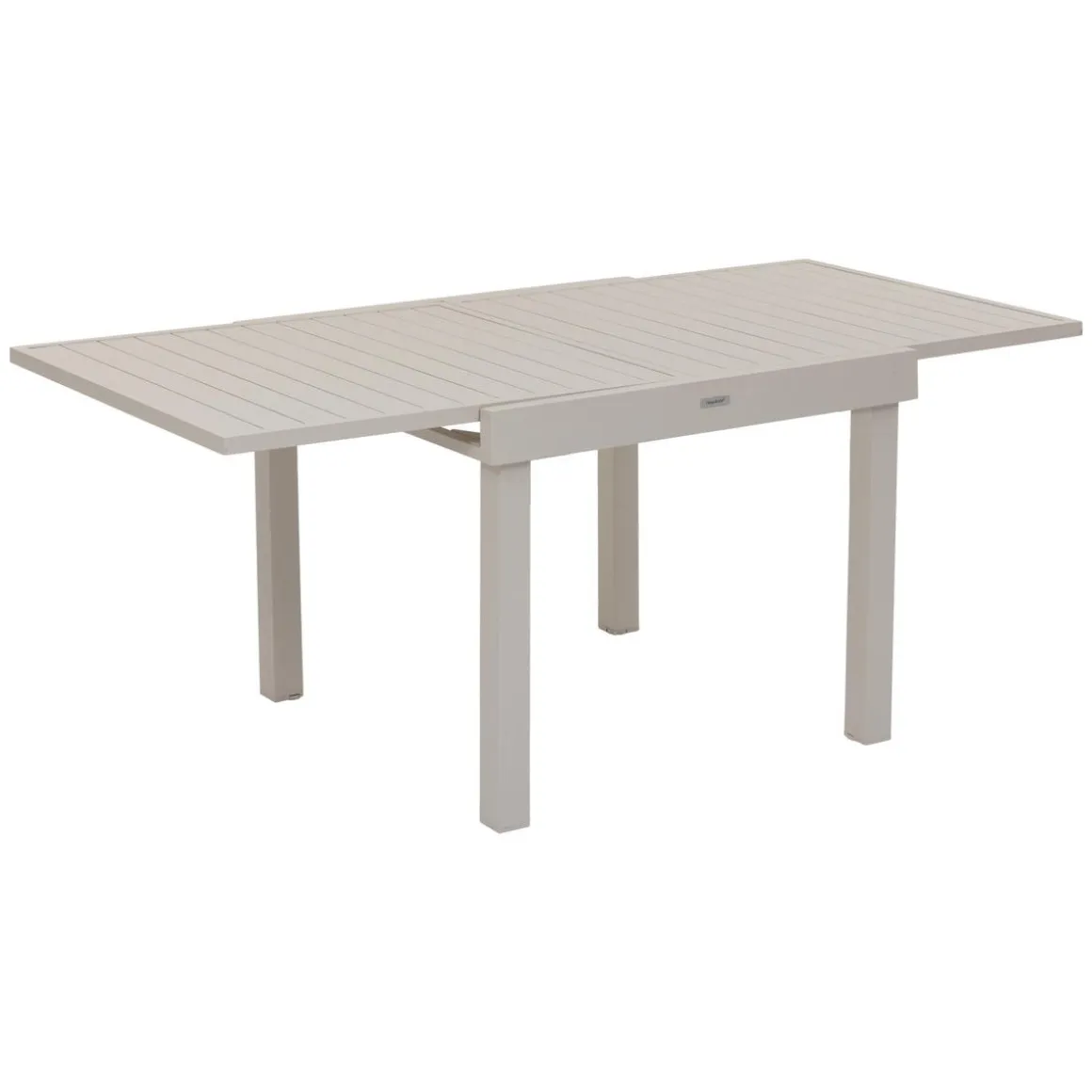 TABLE PIAZZA EXTENSIBLE ALUMINIUM ARGILE 8 PLACES