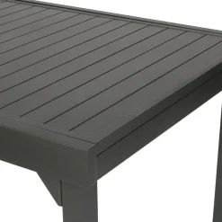 TABLE PIAZZA EXTENSIBLE ALUMINIUM GRAPHITE 12 PLACES