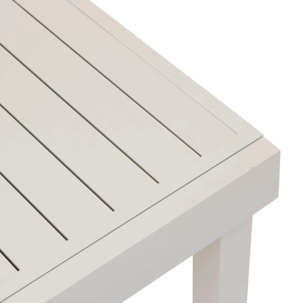 TABLE PIAZZA EXTENSIBLE ALUMINIUM ARGILE 12 PLACES