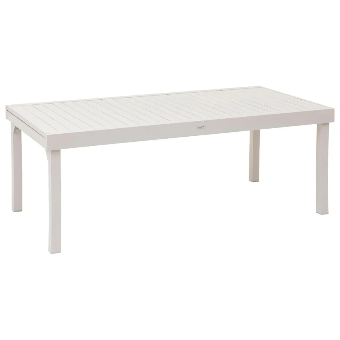 TABLE PIAZZA EXTENSIBLE ALUMINIUM ARGILE 12 PLACES