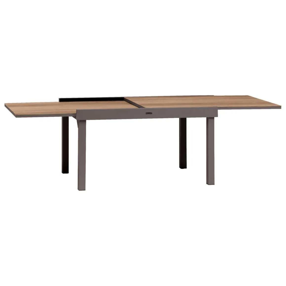 TABLE PIAZZA EXTENSIBLE ALUMINIUM HOUBLON 10 PLACES