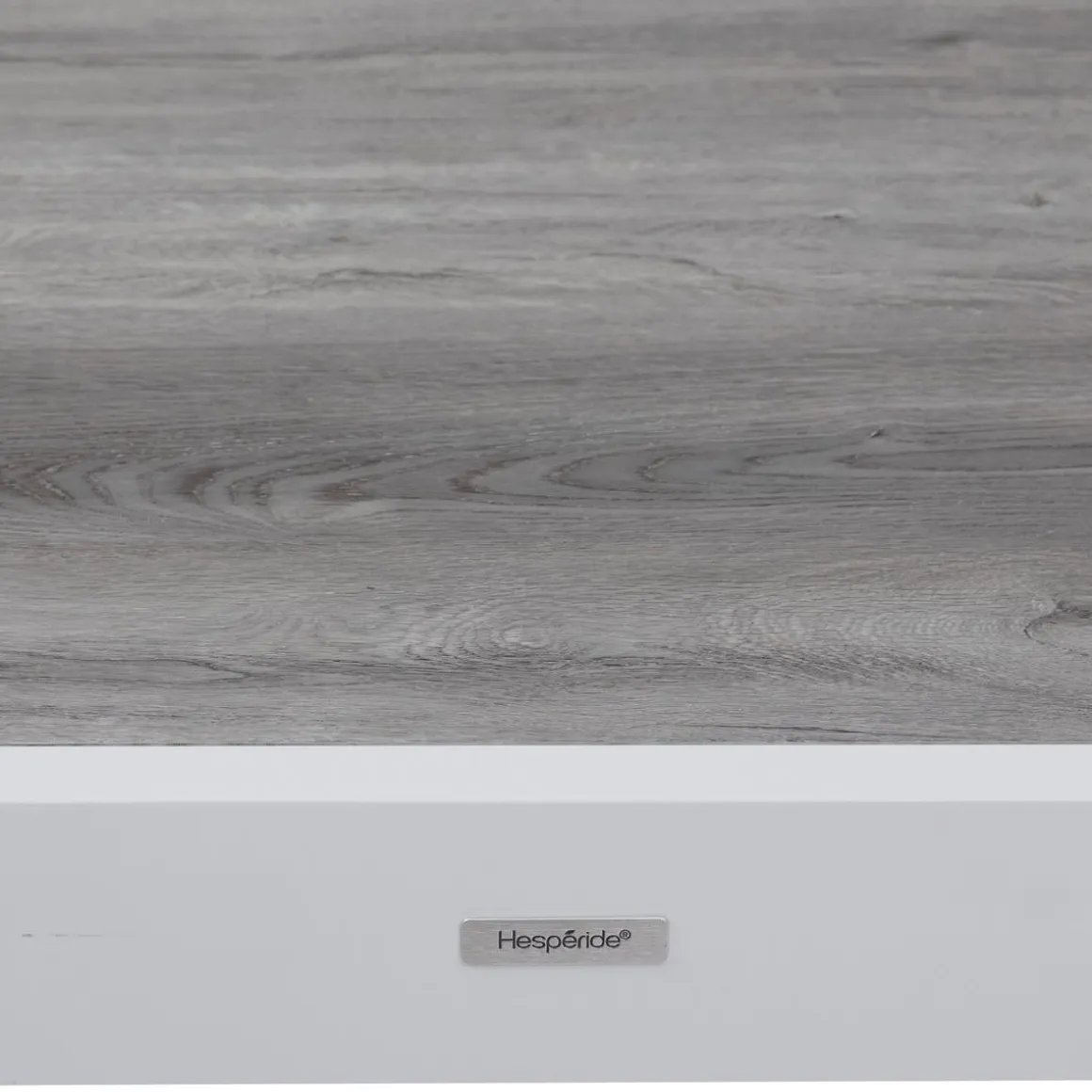 TABLE PIAZZA EXTENSIBLE ALUMINIUM SMOKE 10 PLACES