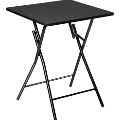TABLE PLIANTE 60X60CM NOIR
