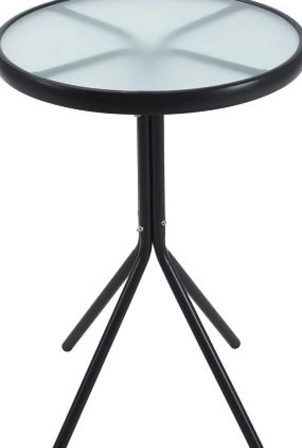TABLE VERRE RONDE BISTROT D.50CM