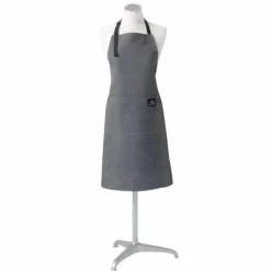 TABLIER ET POCHE 60X84CM CHAMBRAY UNI HAROLD GRIS