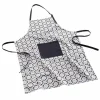 TABLIER ET POCHE 60X84CM COTON IMPRIME SOLARIS