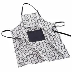 TABLIER ET POCHE 60X84CM COTON IMPRIME SOLARIS
