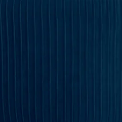 TABOURET APPOINT VELOURS SOLARO BLEU