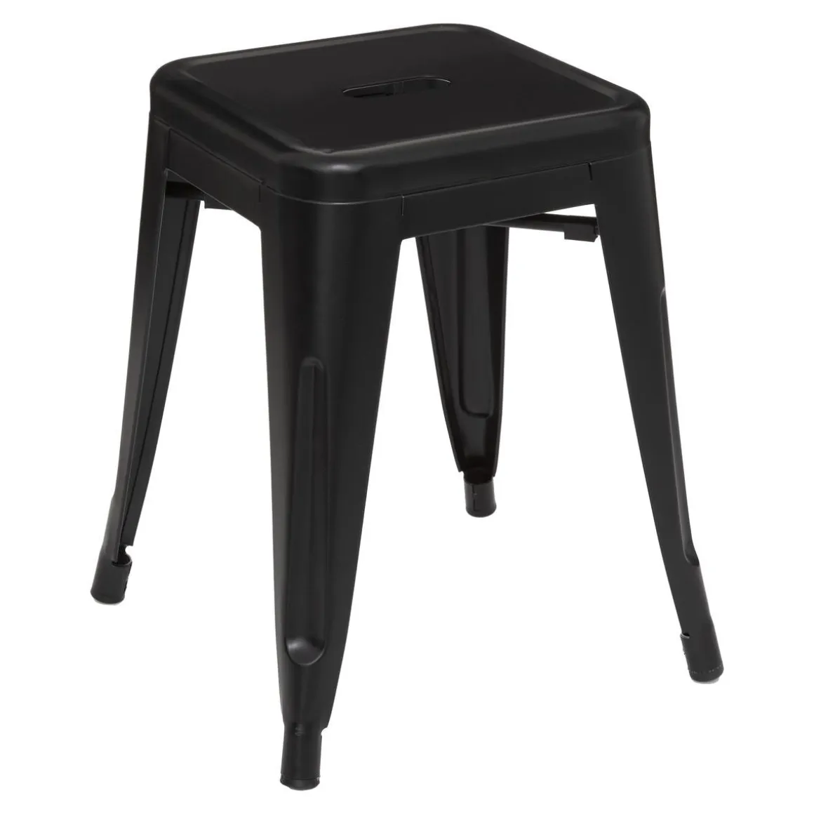 TABOURET METAL NIKO NOIR