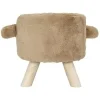 TABOURET 4 PIEDS OURSON H.30CM OREILLES