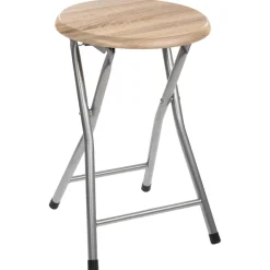 TABOURET PLIANT ASSISE MDF BOIS