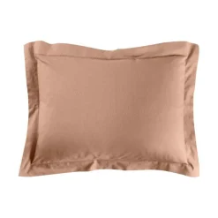 TAIE D OREILLER 50X70CM UNI 57 FILS LINA BLUSH