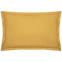 TAIE OREILLER OCRE 50X70CM
