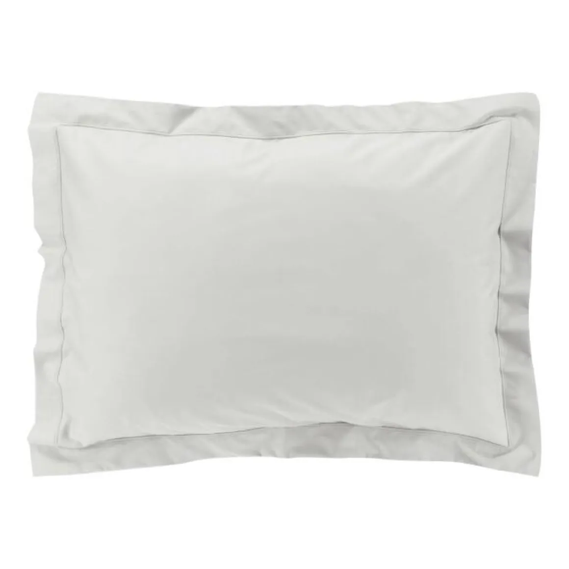 TAIE OREILLER 50X70CM PERCALE UNI 78 FILS BLANC
