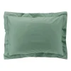 TAIE OREILLER 50X70CM PERCALE UNI 78 FILS TILLEUL