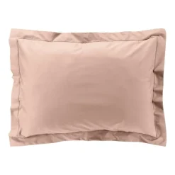 TAIE OREILLER 50X70CM PERCALE UNI 78 FILS NUDE