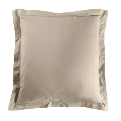 TAIE OREILLER 63X63CM UNI 57 FILS LINA SABLE
