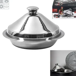 TAJINE ACIER INOXYDABLE 24CM