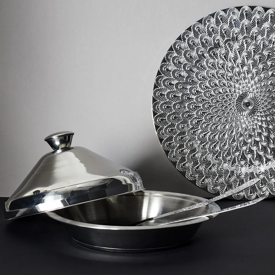 TAJINE ACIER INOXYDABLE 24CM