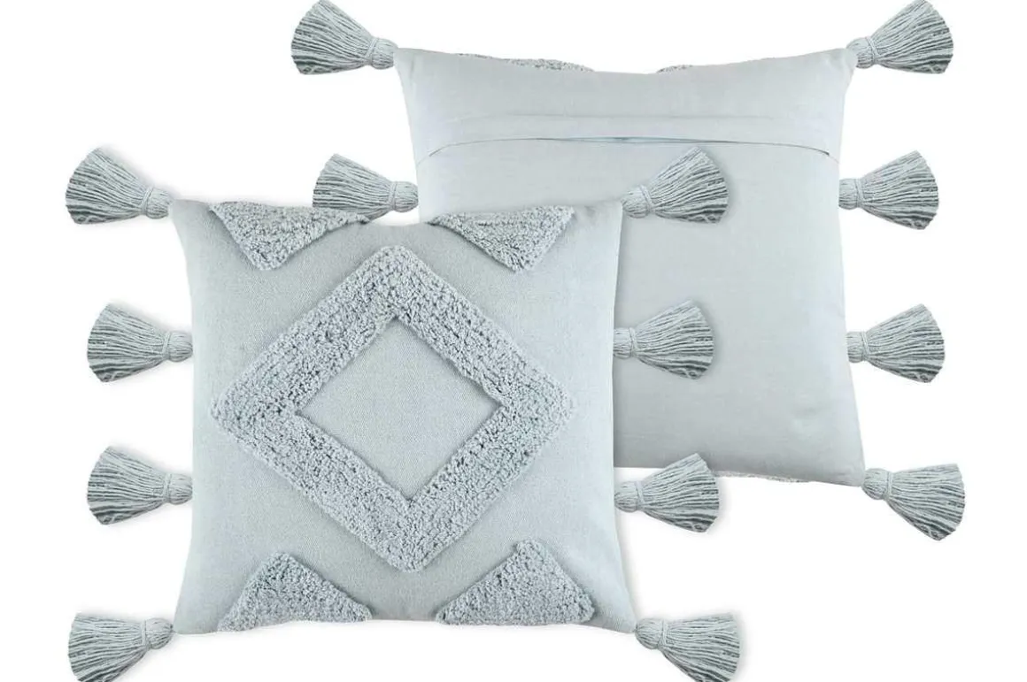 TANGER COUSSIN 40X40CM CELADON