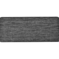 TAPIS ANDY 50X120CM VINYLE ASPECT CHINE GRIS FONCE