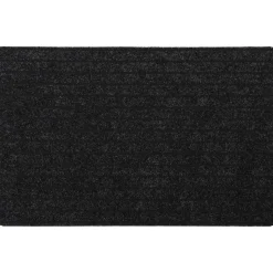 TAPIS CHLOE 50X80CM POLYPRO LATEX GRIS NOIR