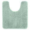 TAPIS CONTOUR WC MICROFIBRE 45X50CM VERT EUCALYPTUS