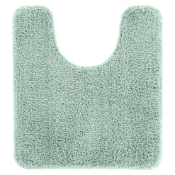 TAPIS CONTOUR WC MICROFIBRE 45X50CM VERT EUCALYPTUS