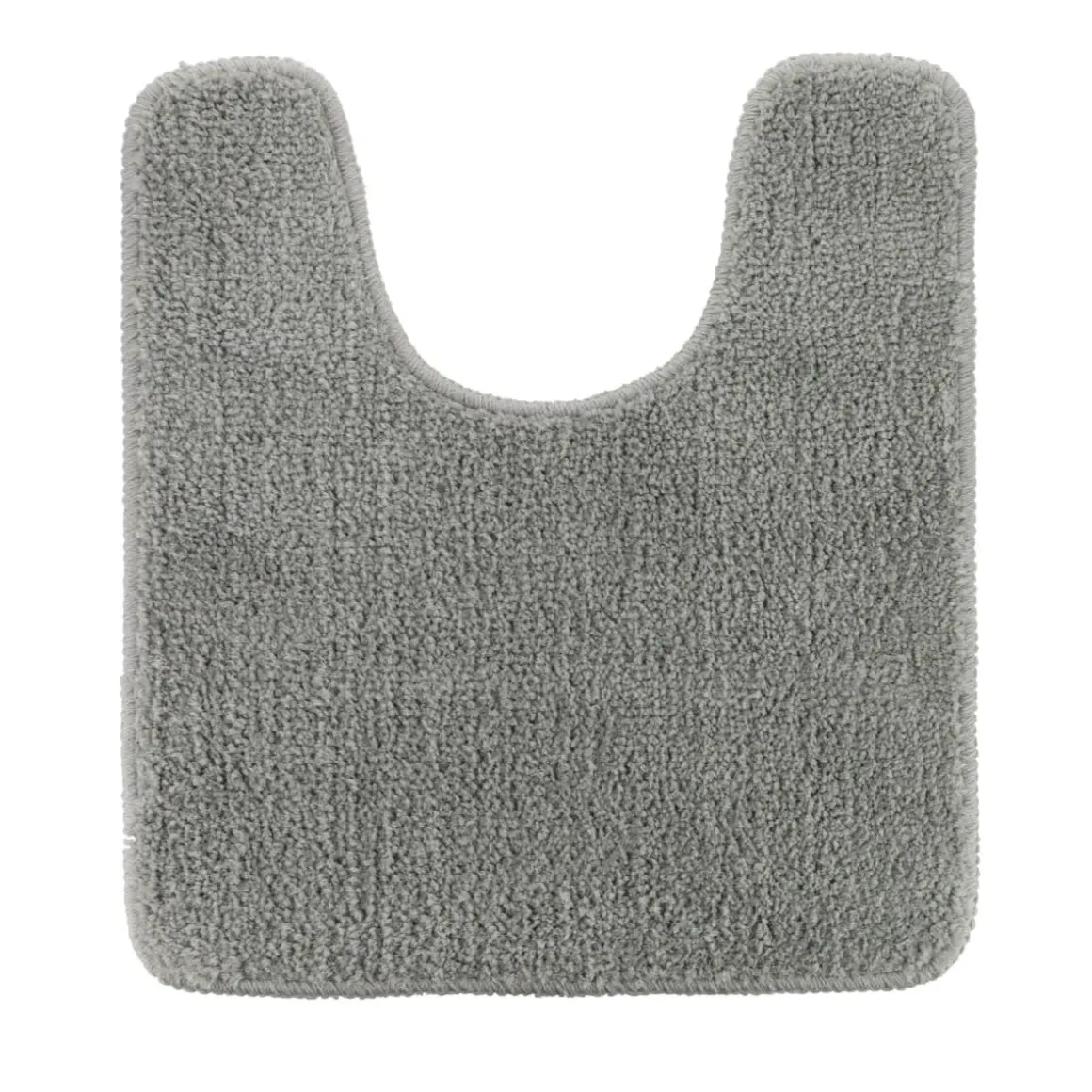 TAPIS CONTOUR WC 45X50CM DESSOUS LATEX GRIS CLAIR