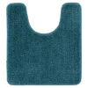 TAPIS CONTOUR WC 45X50CM DESSOUS LATEX BLEU CANARD