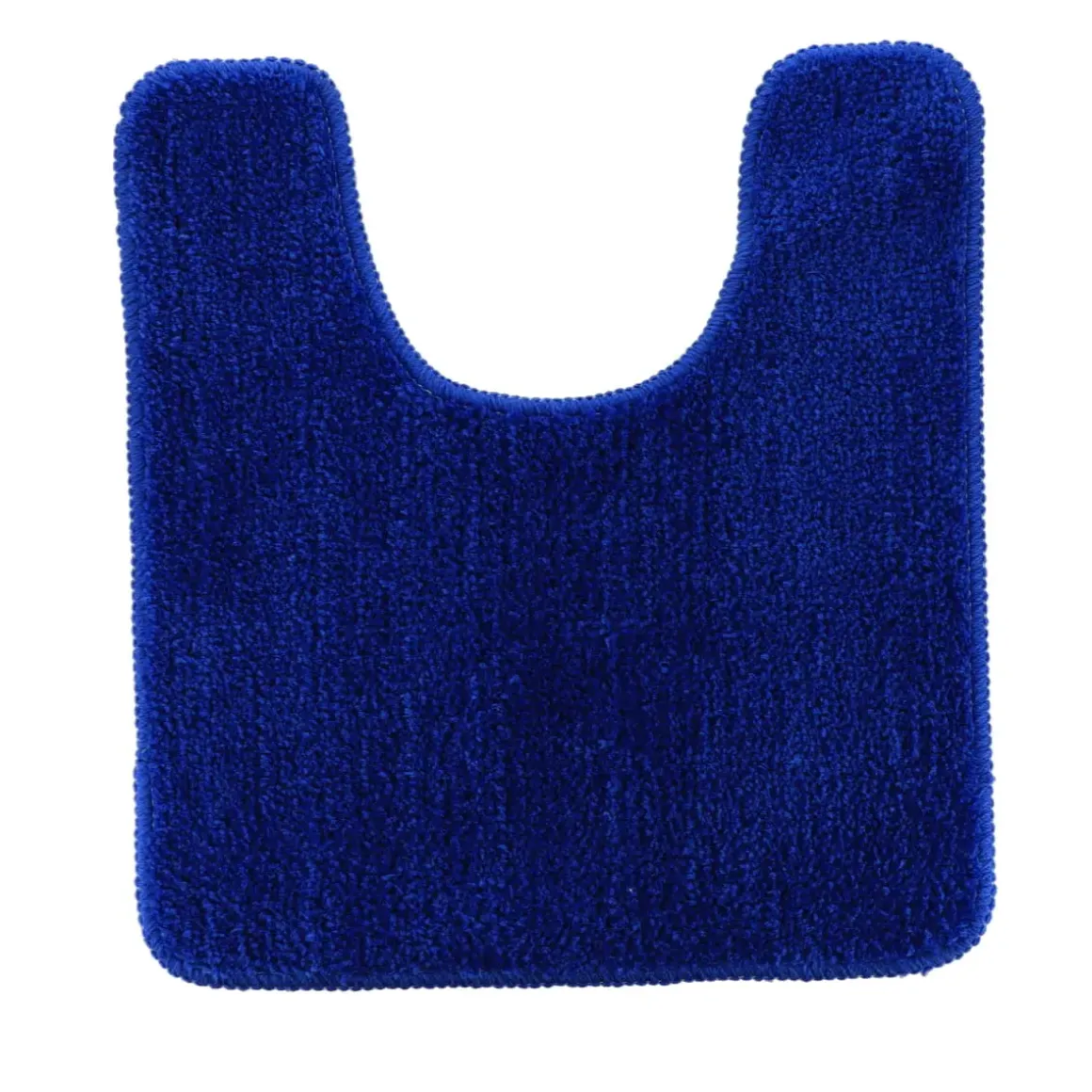 TAPIS CONTOUR WC 45X50CM DESSOUS LATEX BLEU MARINE