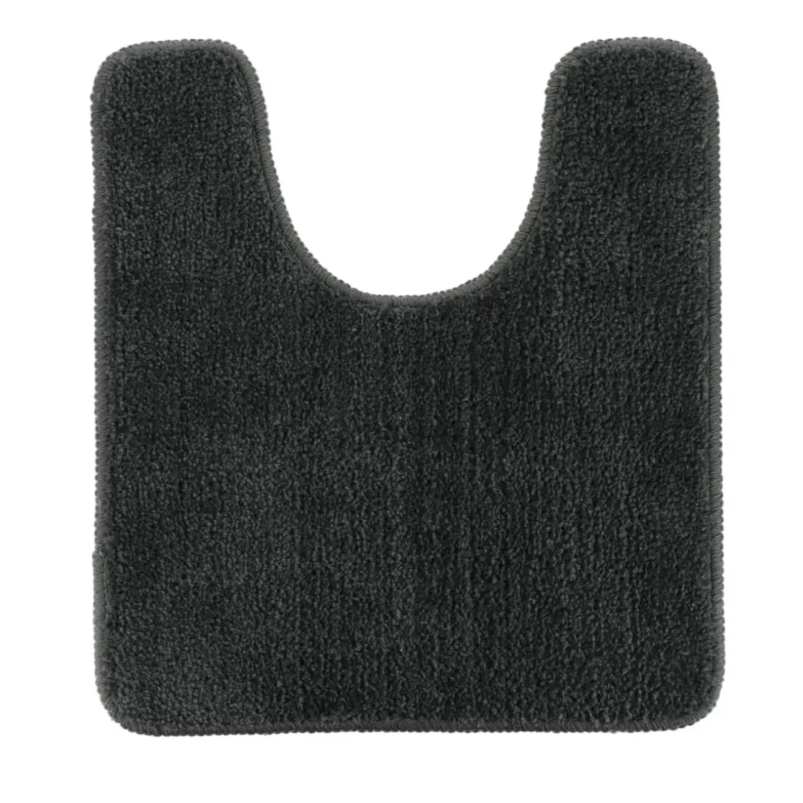 TAPIS CONTOUR WC 45X50CM DESSOUS LATEX GRIS FONCE