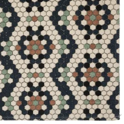 TAPIS COTON IMPRIME CAFE 120X170CM