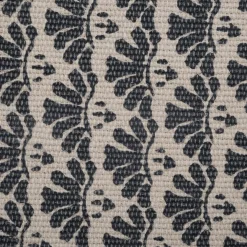 TAPIS COTON IMPRIME GRIS FONCE 60X90CM