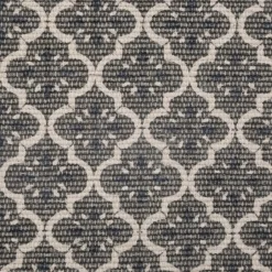 TAPIS COTON IMPRIME GRIS FONCE 60X90CM
