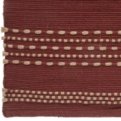 TAPIS COTON JUTE BOTA TERRACOTTA 70X140CM