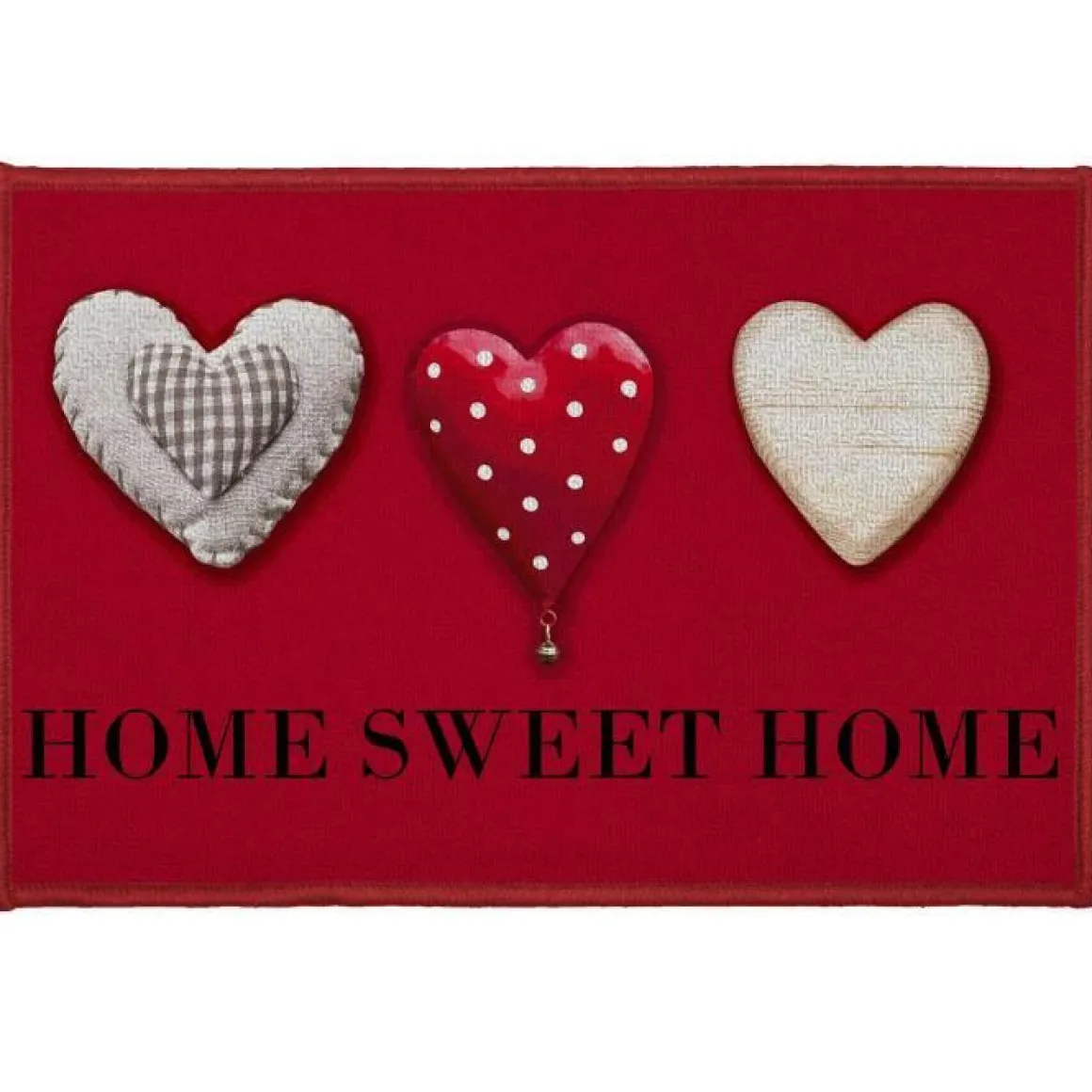 TAPIS DECO 40X60CM IMPRIME HOME PASSION