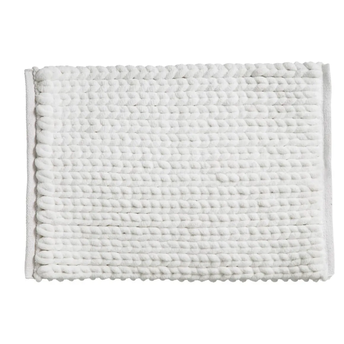 TAPIS EPAIS BLANC 50X75CM