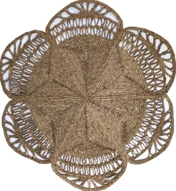 TAPIS FIBRE NATURELLE ROND D.120 A 150CM