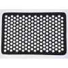 TAPIS HAROLD 40X60CM GRILLE CAOUTCHOUC NOIR