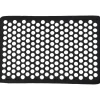 TAPIS HAROLD 40X60CM GRILLE CAOUTCHOUC NOIR