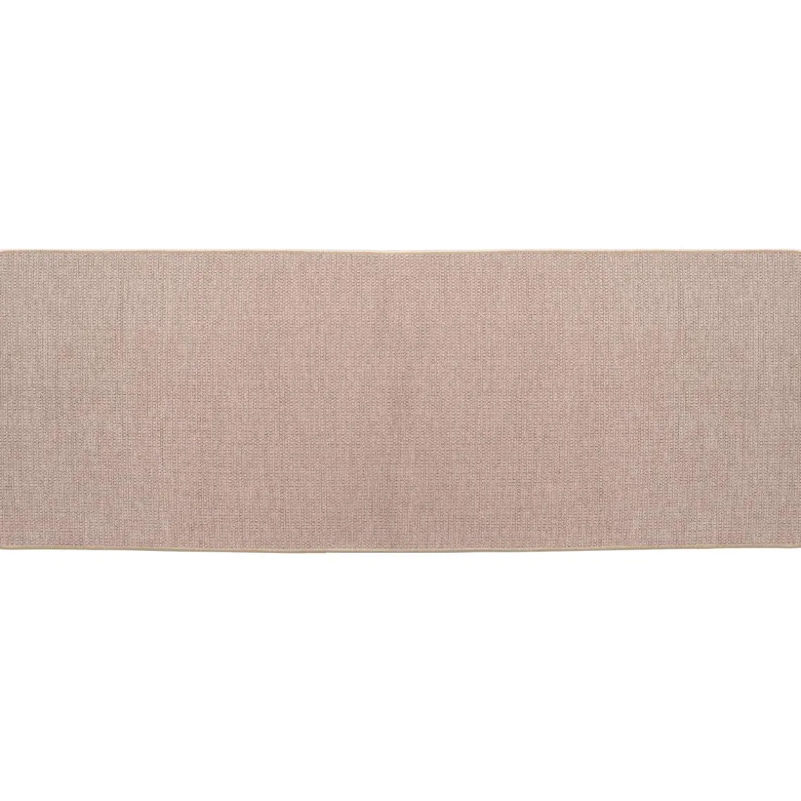 TAPIS HEXAGONE 45X120CM POLYESTER VELOURS BEIGE