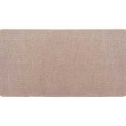 TAPIS HEXAGONE 45X80CM POLYESTER VELOURS BEIGE